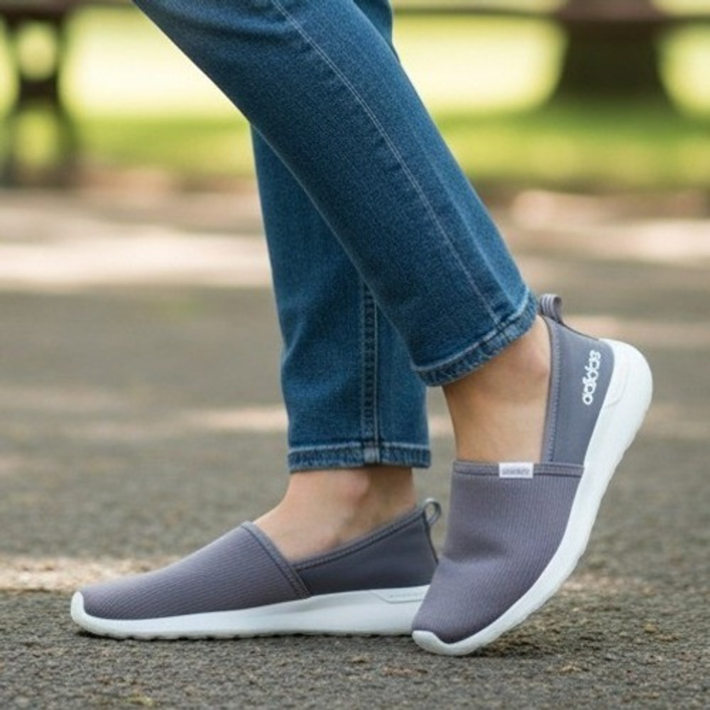 Adidas Cloudfoam Lite Racer Women Sneaker 8.5 Athletic Walking Purple FX3305